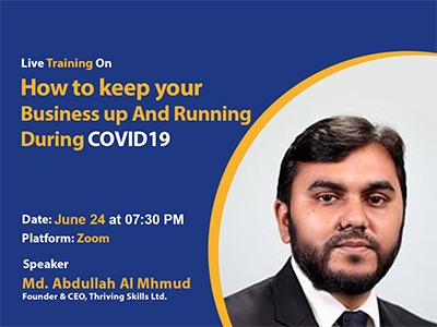 How to keep your Business up and running During COVID19
