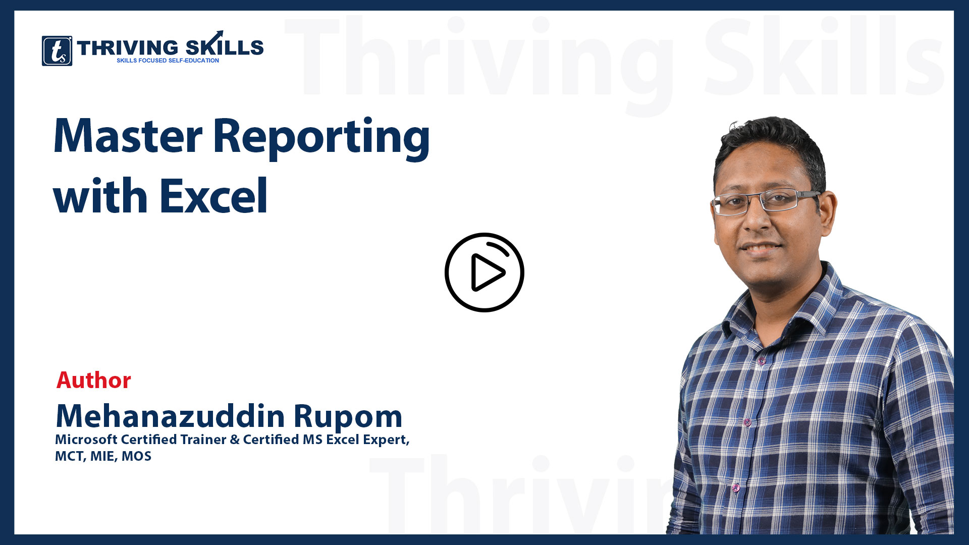 Master reporting with Excel