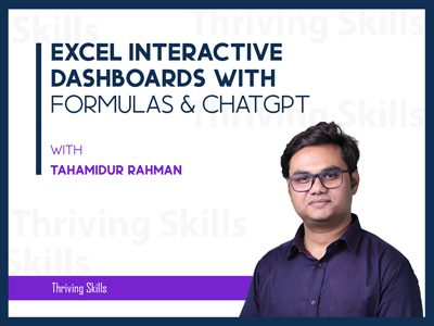 Excel Interactive Dashboards with Formulas & ChatGPT
